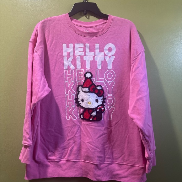 Hello Kitty Sweaters - Hello Kitty Pink Graphic Sweatshirt